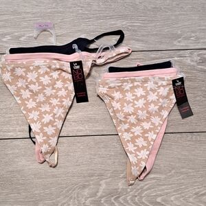 2 Brand New Sets Of 3 Pairs No Boundaries Women's G-string Panties